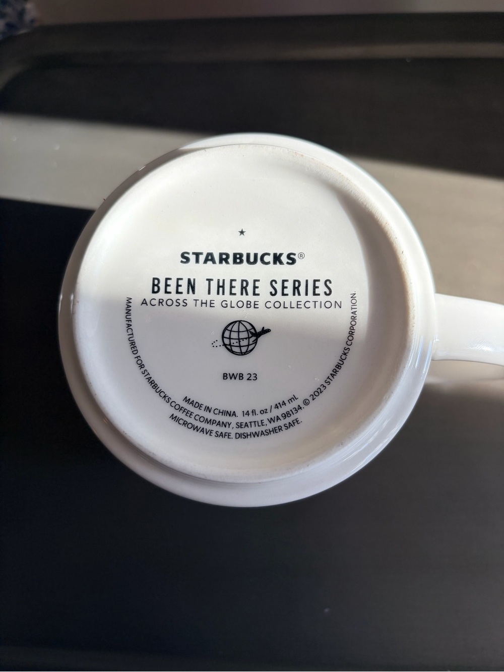 Starbucks Been There Series Florida Across the Globe Mug 14 fl oz Pink Interior - Picture 5 of 5